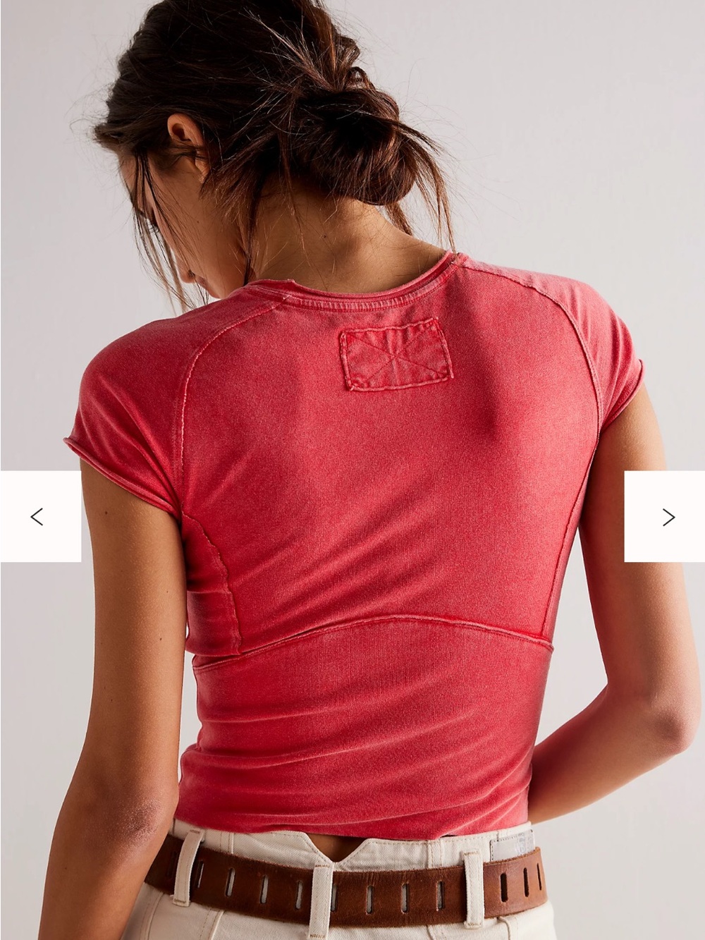 We the Free Protagonist Cropped Cap Sleeve Tee - Picture 2 of 7